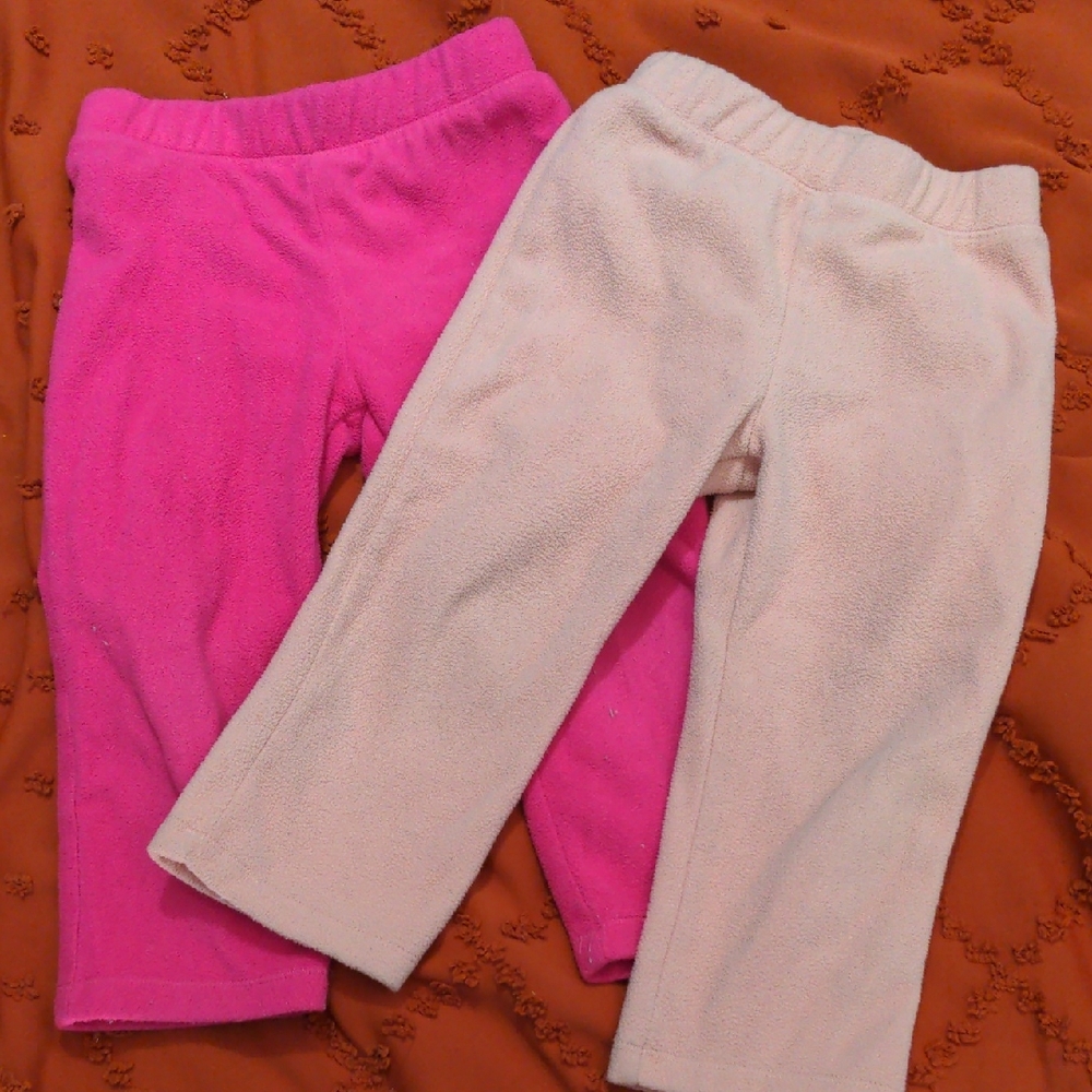 The Children's Place Cream and Pink Joggers for Casual Comfort